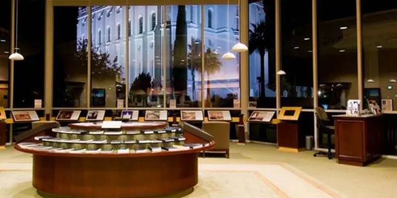 Vue du centre d'accueil des visiteurs de St. George