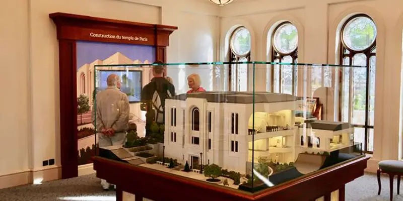 Affichage du Centre des visiteurs de Paris